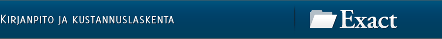 Kirjanpito ja kustannuslaskenta - Exact